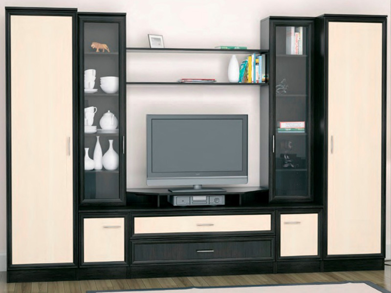 Модульная мебель для ТВ в прихожую. Сборщик Николай