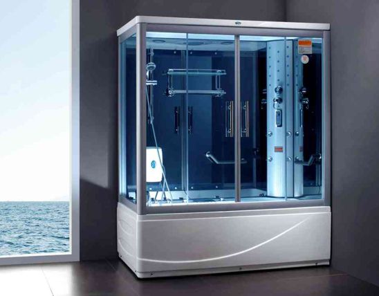 Установка душевых кабин